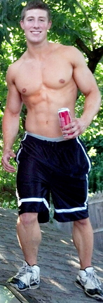 Tall guy  big muscles