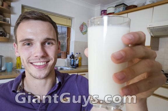Will drinks a lot of milk