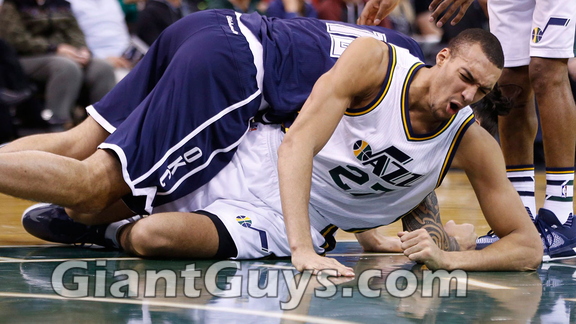 Rudy Gobert crushed
