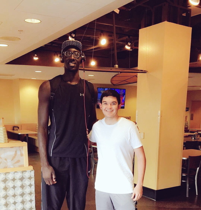 Tacko Fall & Fan