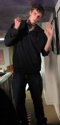 tall man hits ceiling