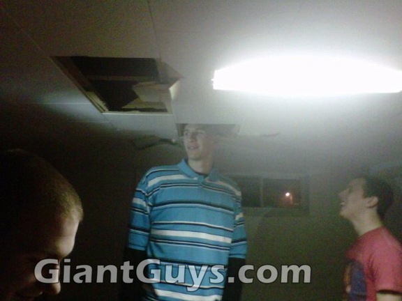 Too tall for ceiling 