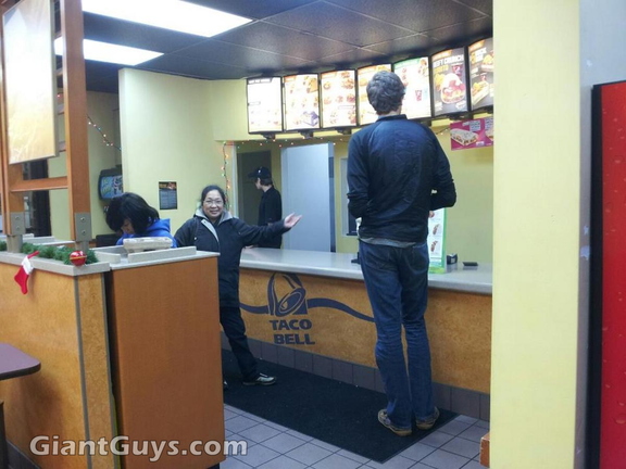 Taco Bell tall guy
