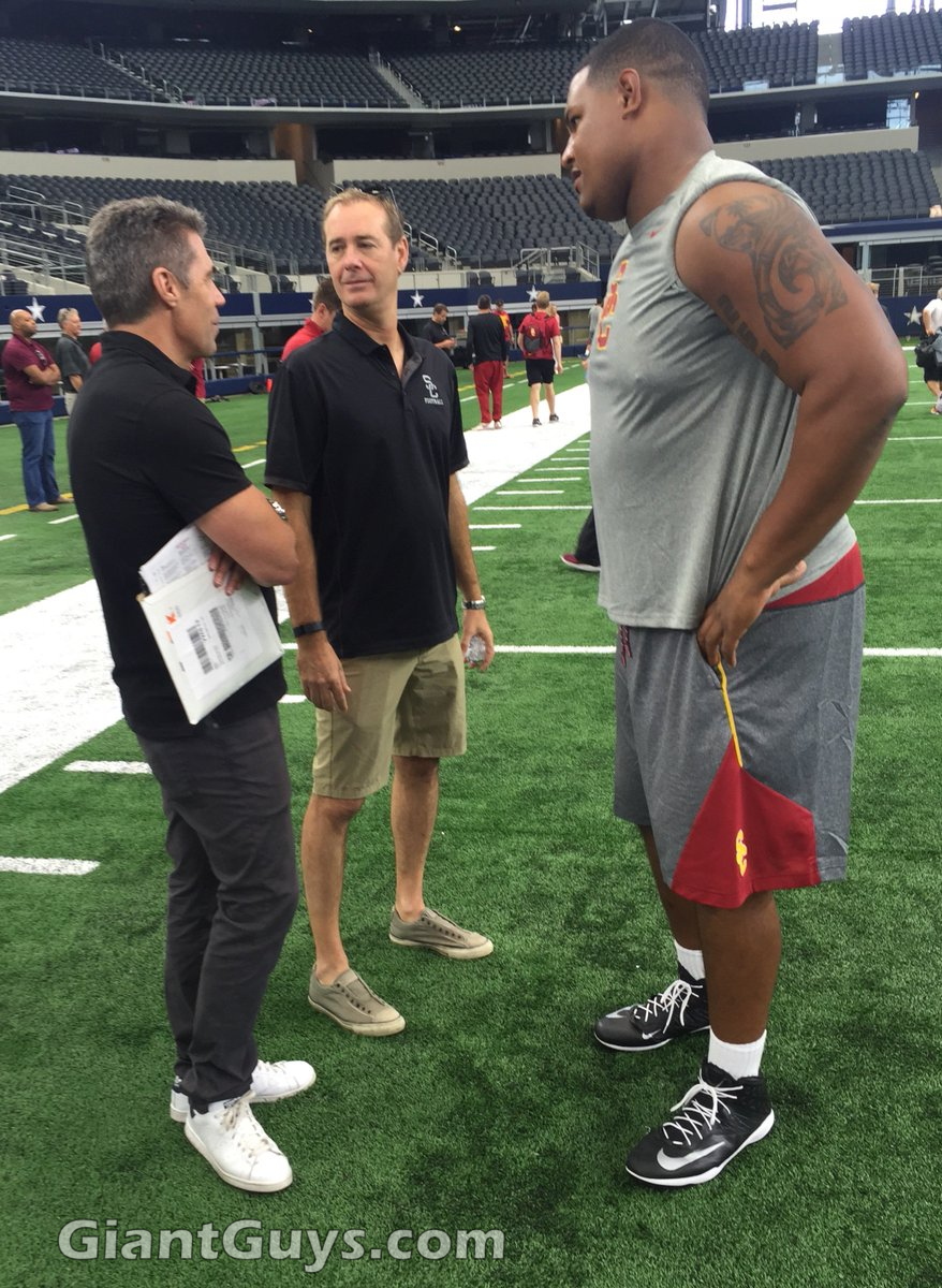 Zac Banner is 6-foot-9, 360