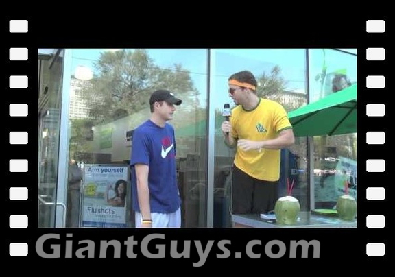 John Isner Vita Coco/Duane Reade Event