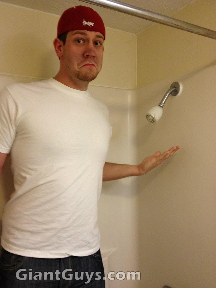 6'6 hotel shower