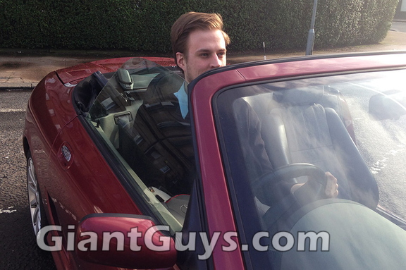 tall driver small car