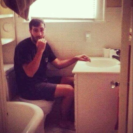 Too big for bathroom