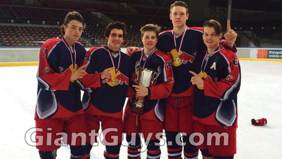 Ethan Lavallee - tall hockey player