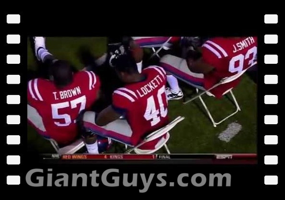 Terrell Brown crushes chair