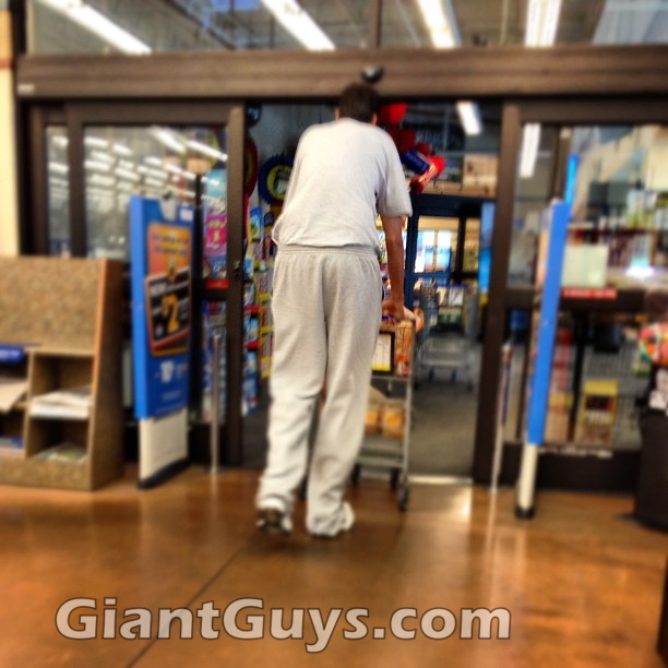 Giant walmart tall guy