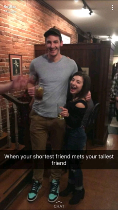 When your shortest friend meets your tallest friend