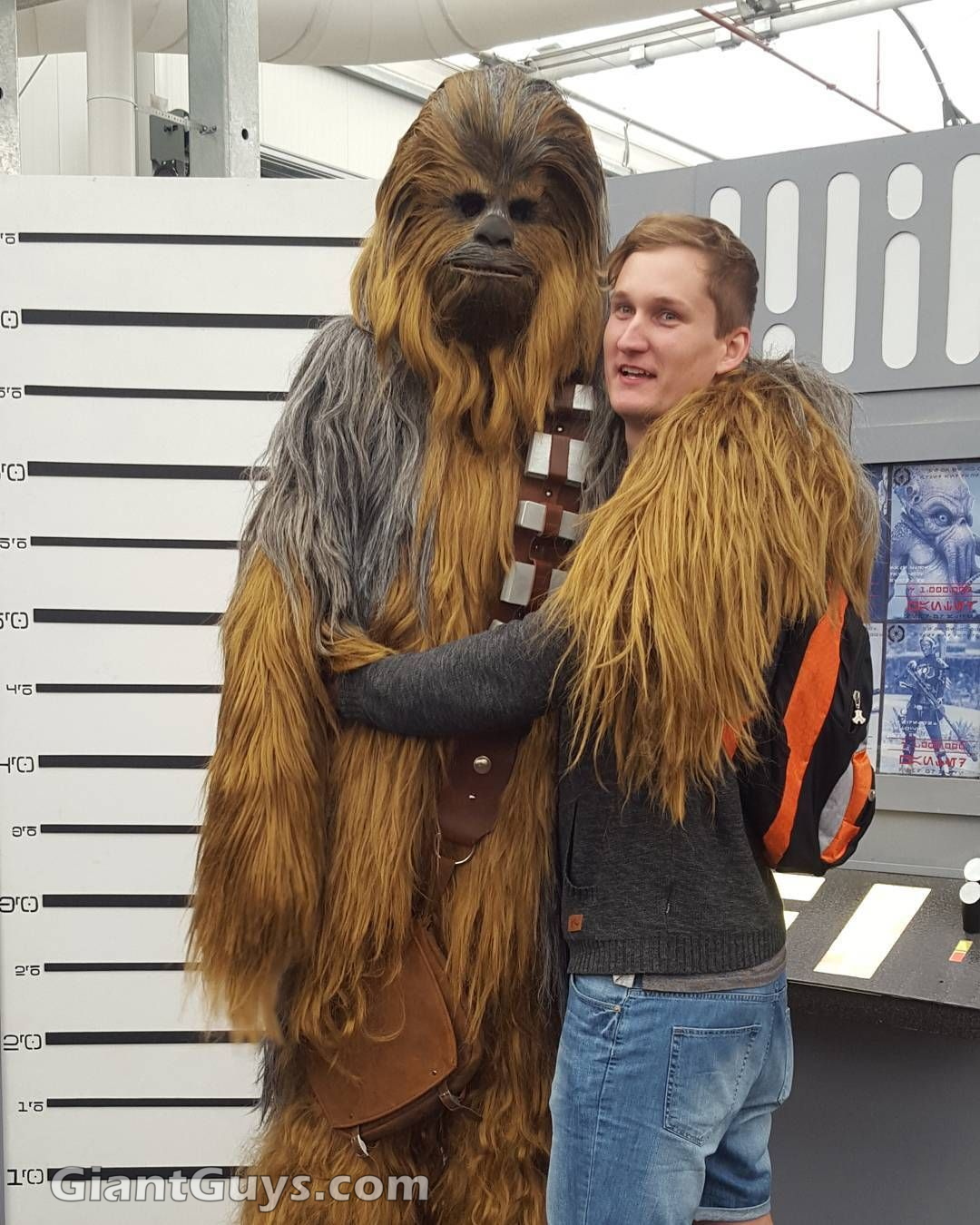 Josh Sambo with Chewbacca