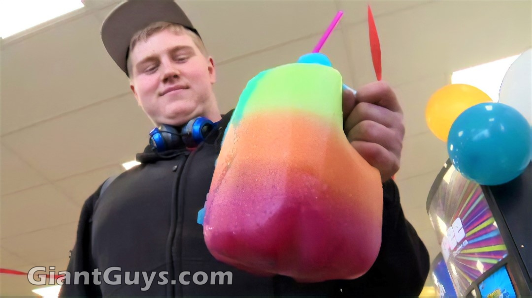 Winnipeg 7-11 Tall Guy with Slurpee