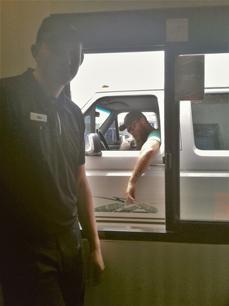 7 foot McDonald's worker Drew