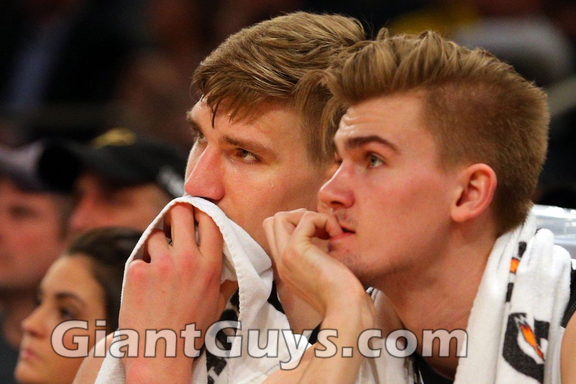 Isaac Haas and Matt Harms