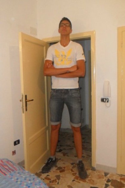 Tall Guy in Doorway