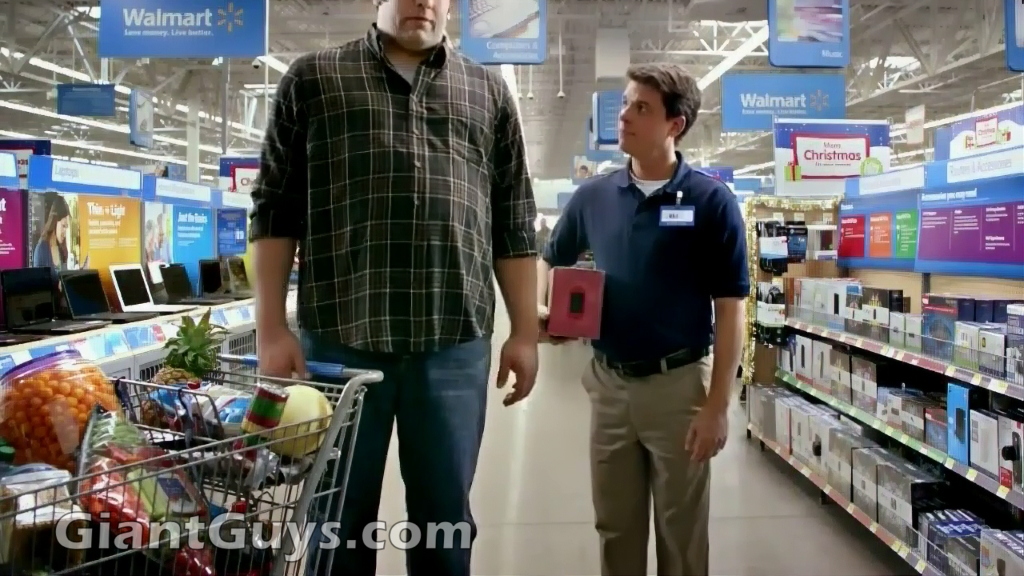 HUGE giant - Walmart commercial