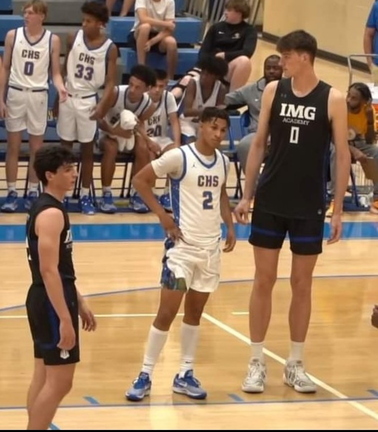 Olivier Rioux 7 foot 8 basketball IMG Academy
