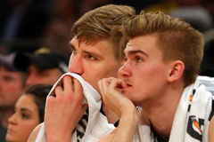 Isaac Haas and Matt Harms