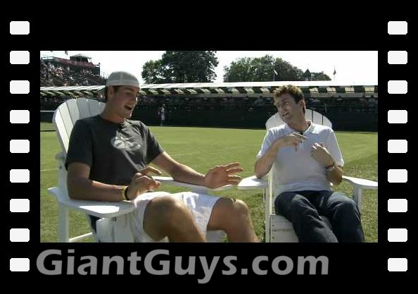 John Isner in "Holding Court with Justin" from World of Tennis, Season 2