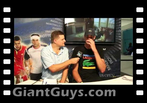 Interview with John Isner at the 2012 US Open